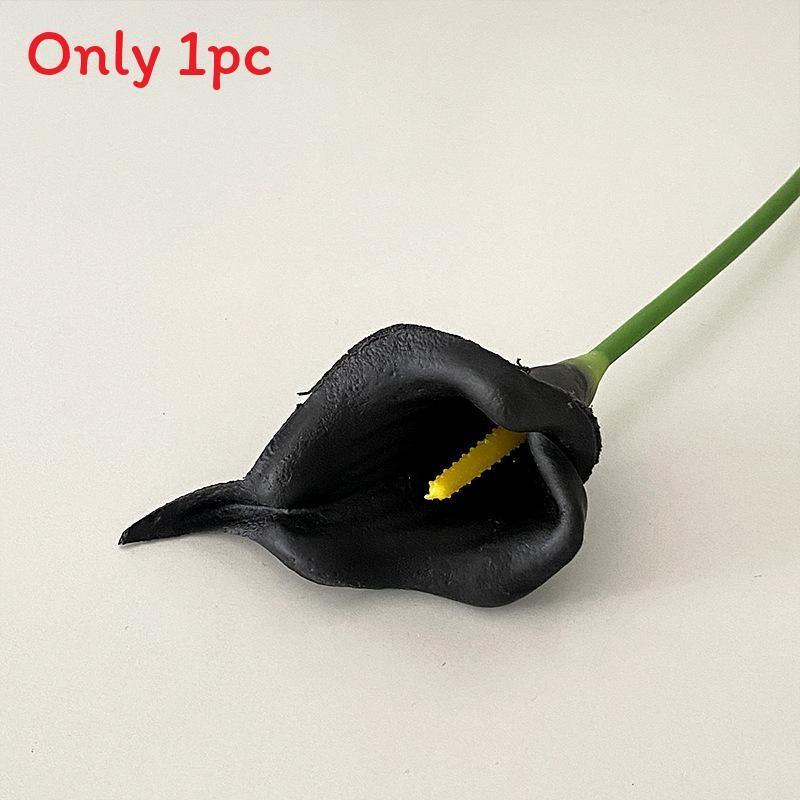 Mini Calla Lily Artificial Flowers For Wedding Decor Home Office Props Photography