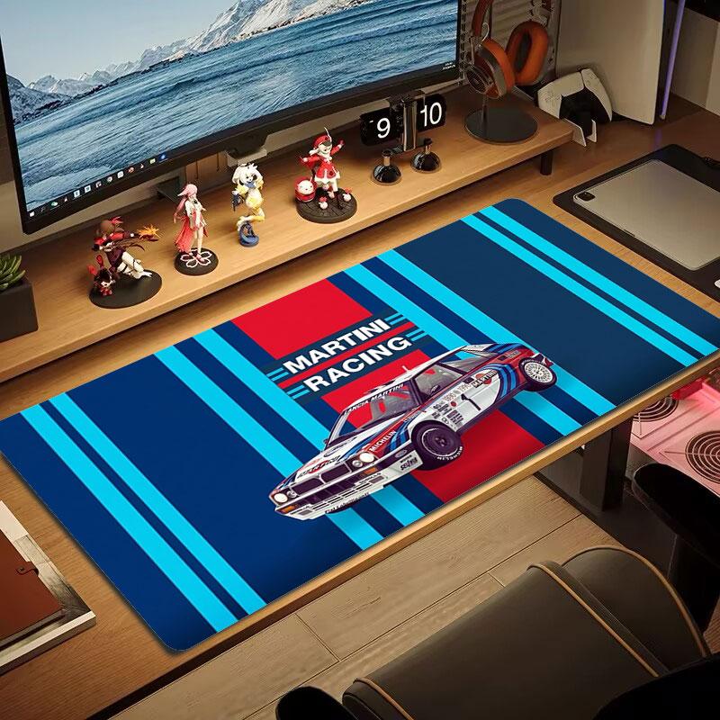 Martini Racing Large Size Mouse Pad Large Gaming Table Cushion Non-slip Laptop Tablet Big Mousepad XXL Mat Mini PC Playmat With Lock edge