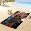 Elder-Ring Print Beach Towel, Large Soft Quick Dry Towel for Beach Camping Swimming