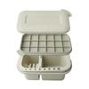 3 In 1 Paint Brush Cleaner Washer Multifunctional Painting Brush Washing Bucket Tool Basin Holder Tray Palette Lid
