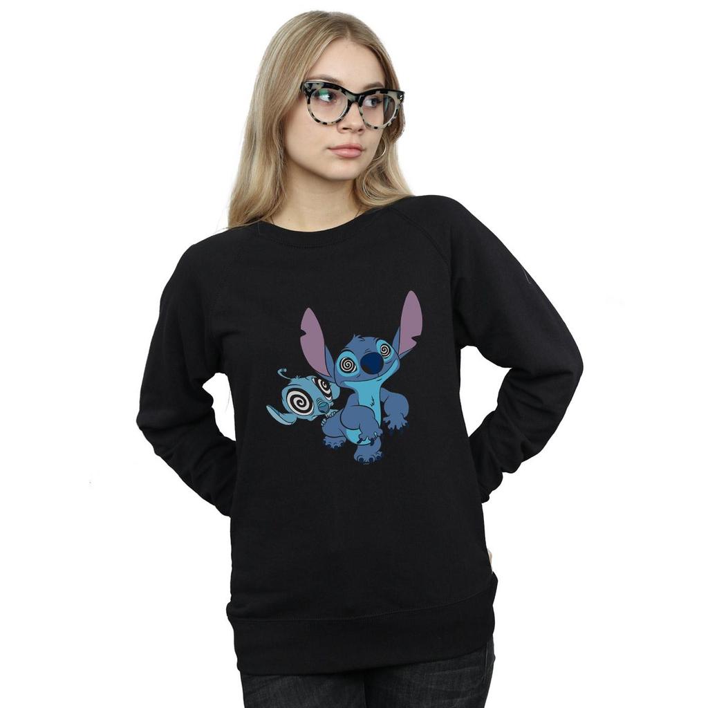 Disney Womens/Ladies Lilo And Stitch Hypnotized Sweatshirt