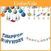 Cartoon-style Astronaut Decorations Space-themed Party Supplies For Kids' Birthdays