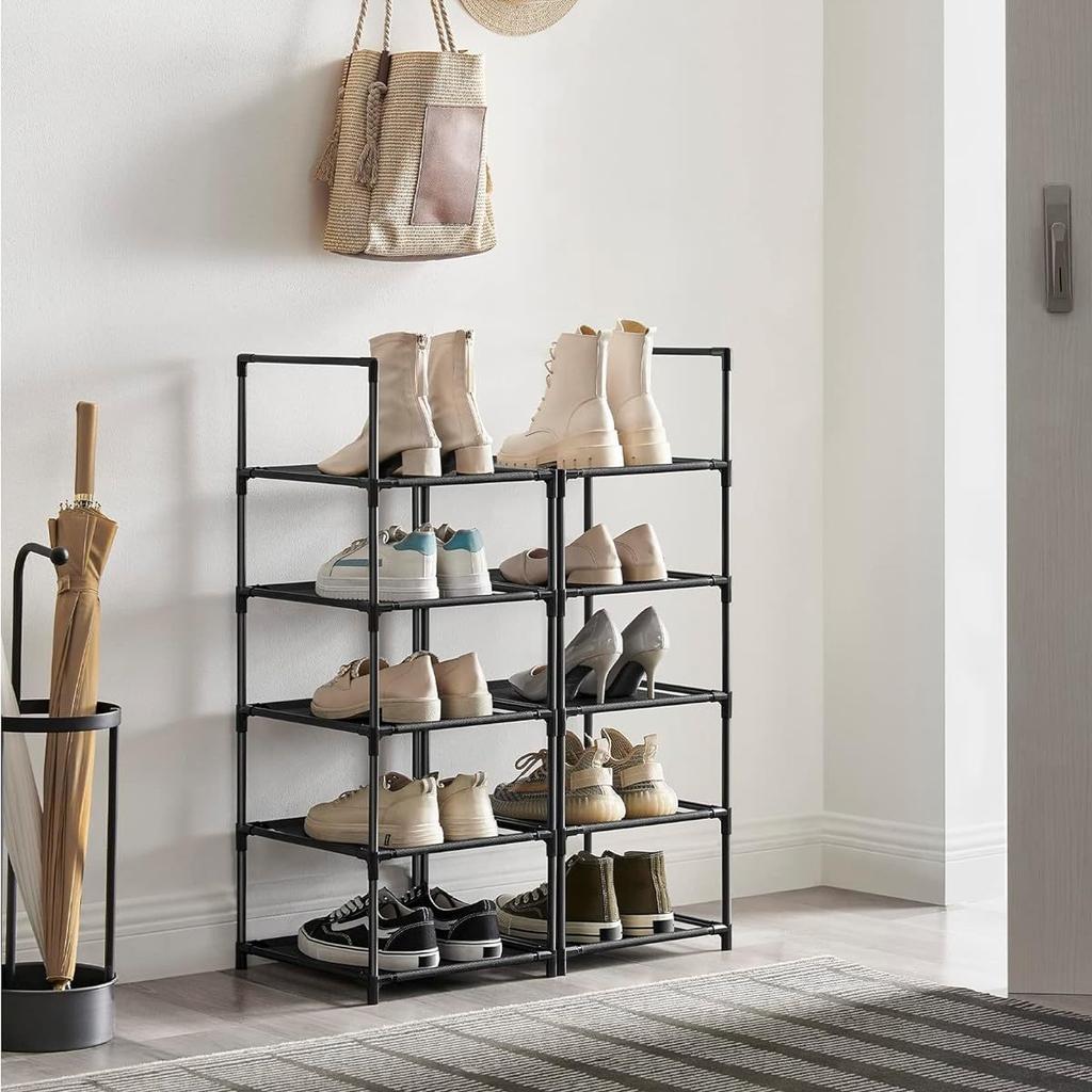Dustproof Shoe Cabinet Dormitory Iron Shoe Cabinet Multi-layer Household Simple  Storage Rack Shoe Rack Foldable