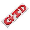 3D Metal Car Front Grill GTD Logo Rear Trunk Sticker Emblem Badge For Volkswagen VW Golf 4 5 6 7 7 MK4 MK5 MK6 MK7 MK8