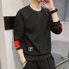 Men's Crew Neck Sweater Spring 2026 New Korean Version Trendy Casual Clothes Spring and Autumn Loose Long-sleeved Jacket