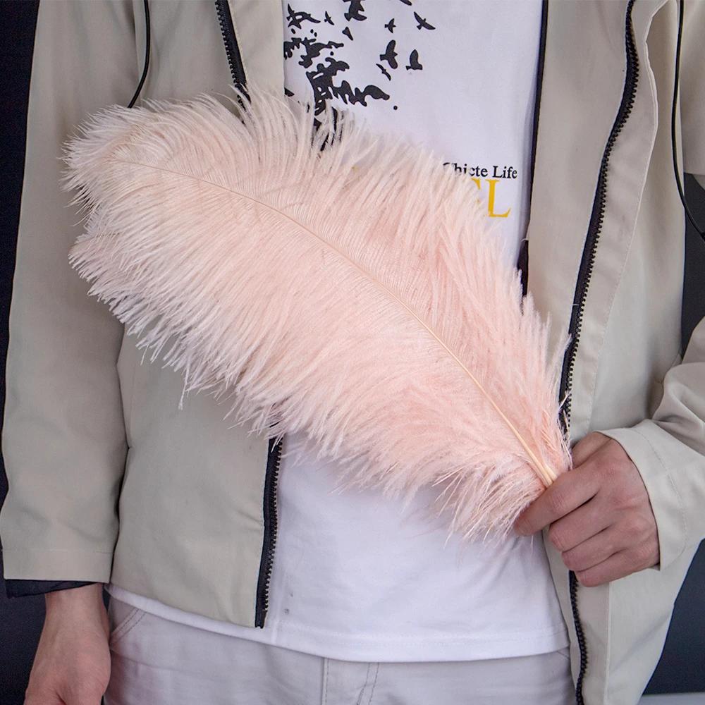 

10 шт. Натуральные страусиные перья 15-55 см для рукоделия, свадьбы, вечеринки, домашнего декора, страусиные плюмажи, центральный элемент стола, перо 15-20cm 6-8inch шампанского