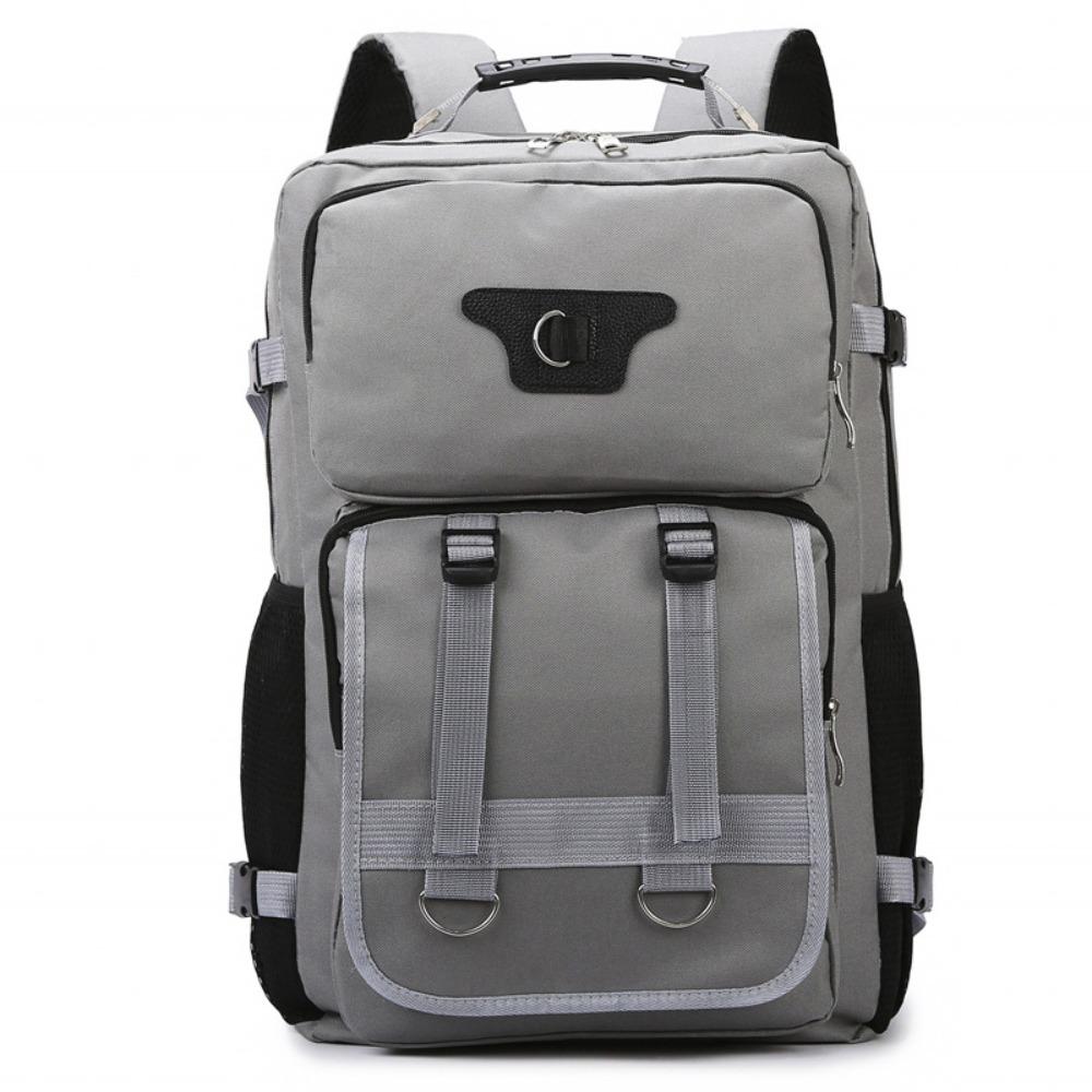 Unisex 60L Men's Backpack Waterproof Wear-resistant Outdoor Hiking Backpack Multi Buckle Large Capacity Commuting Bag Trekking