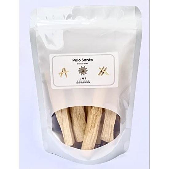 Juicy Spicy Palo Santo Stick Peru Origin Certified 8 Pieces Incense Smudge Sticks Pack - Sustainably Sourced from