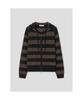 8Seconds Striped Hooded Cardigan Brown