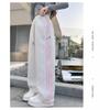 Girls Big Kids Striped Casual High Waist Wide Leg Long Sports Sweatpants