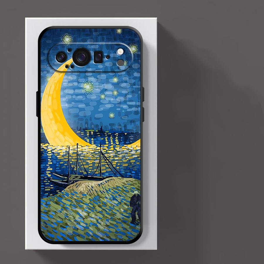 Pouzdro pro Google Pixel 10A 10 9 Pro XL 9a 8a 6a 7a 6 7 8 Pro Kryt na telefon Van Gogh Hvězdná noc