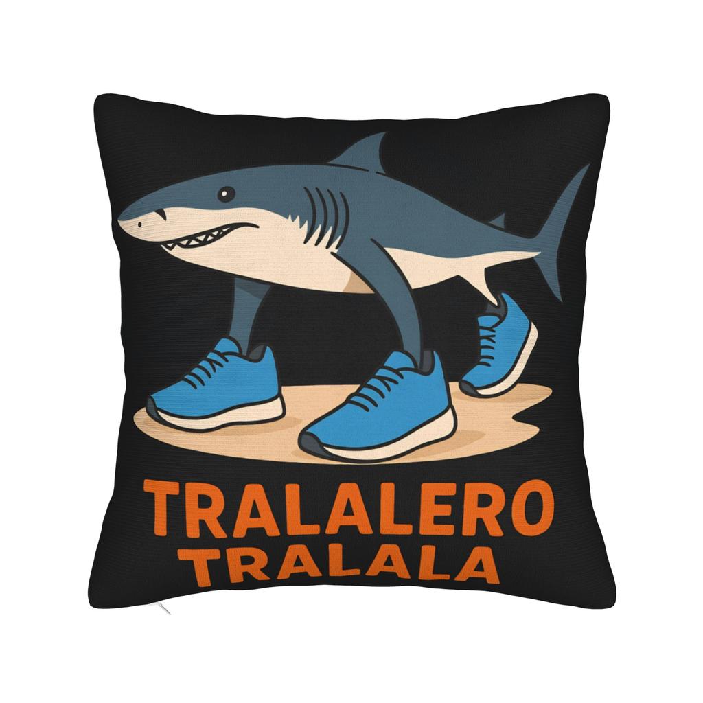 Pillow Case Italian Brainrot Meme Print Pillow Cover For Office Car Home Decor Retro Trendy Pillowcases