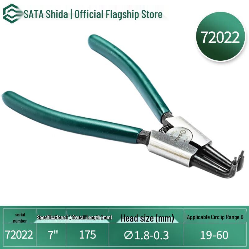 SATA German Bent Jaw Circlip Plier