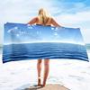 Beach Ocean Microfiber Beach Towels Quick Drying Towel,Retro Tropical Summer Absorbent Sand Free Sandless Swim Pool Beach Towel