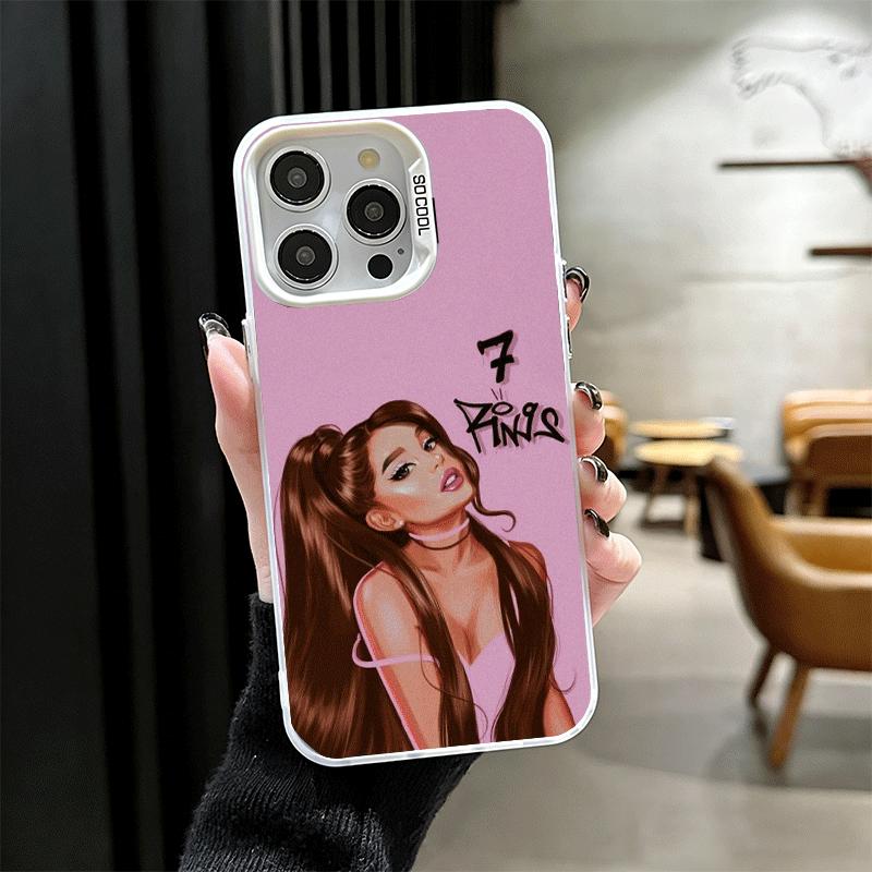 

A-Ariana G-Grande Soft Phone Case for iPhone 15 16 17 Pro Max 17Air 16E 14 Plus 13 12 Mini Shockproof Cover Back Shell iPhone 14 ProMax