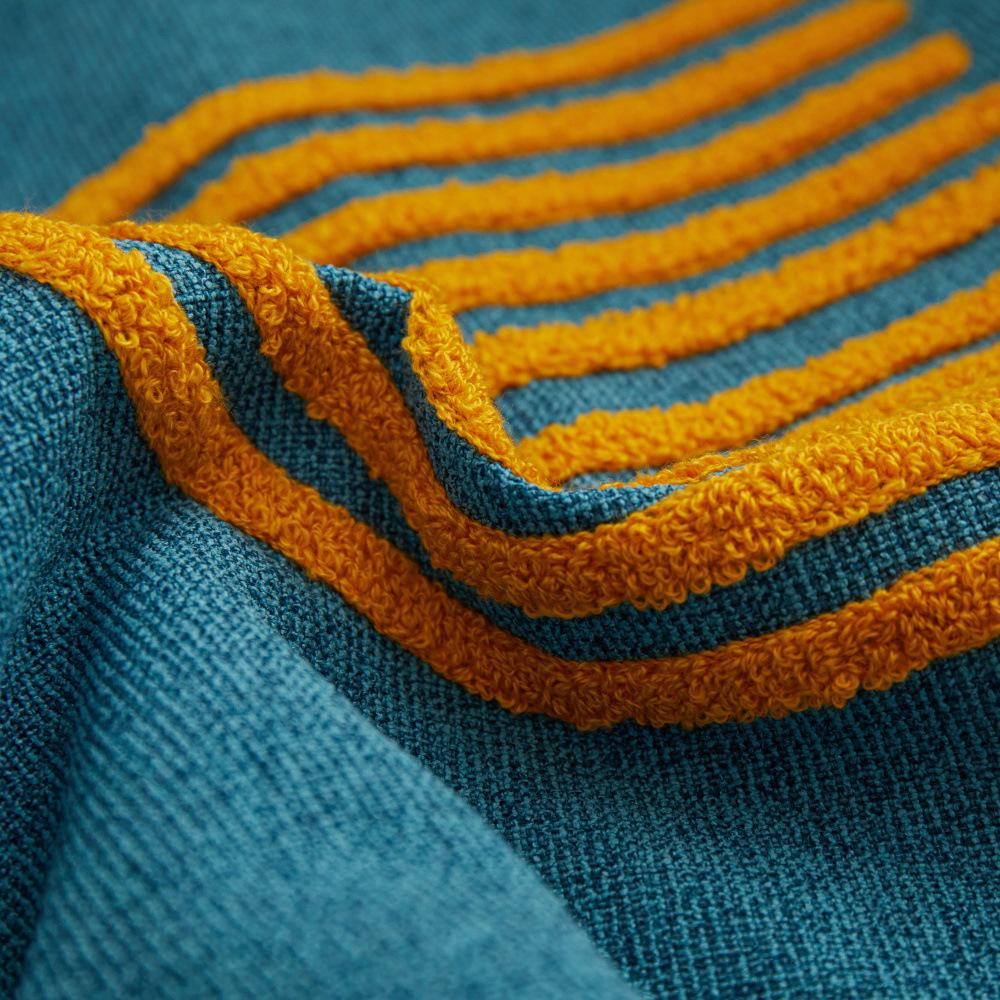 Towel Embroidered Pillowcase Without Core, Light Luxury and High-end Bedside Cushion