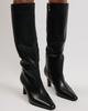 Heeled Boots Berkonty 32380100 37 Black Leather