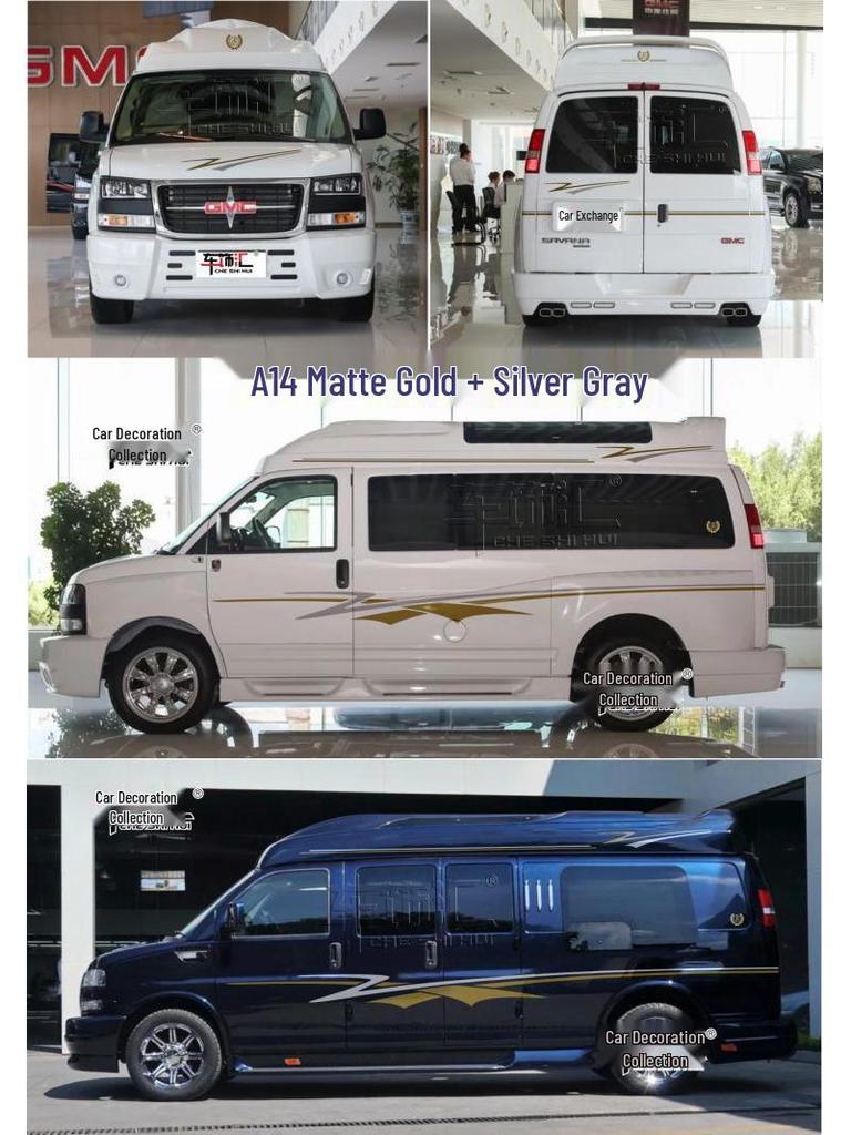 GMC Savana Business Star Decorative Car Stripes Decals