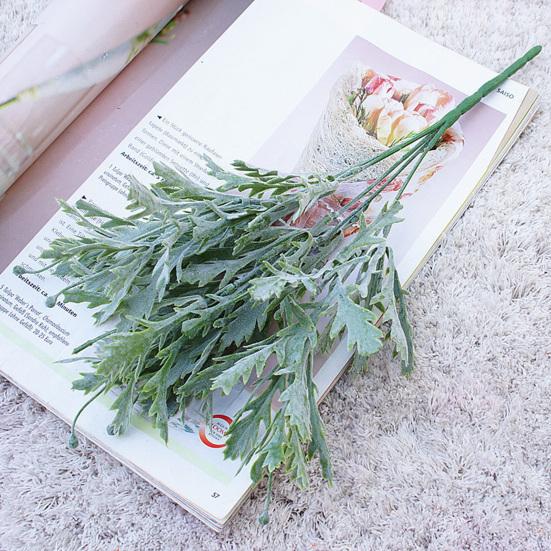 Simulační rostlina 4 větve DIY Opakovaně použitelná Pěkně nepravá Bavlník Rostlina List zelené rostliny Domácí potřeby