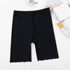 Plus Size High Waist Ice Silk Anti-Exposure Shorts – Women's Breathable, Elastic Boxer Leggings