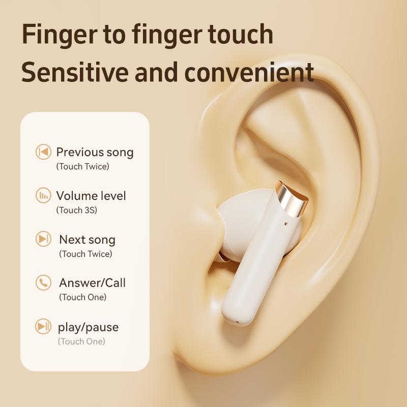 M88 ANC Noise-Canceling TWS Low-Latency Bluetooth Gaming Earphones with Heavy Bass