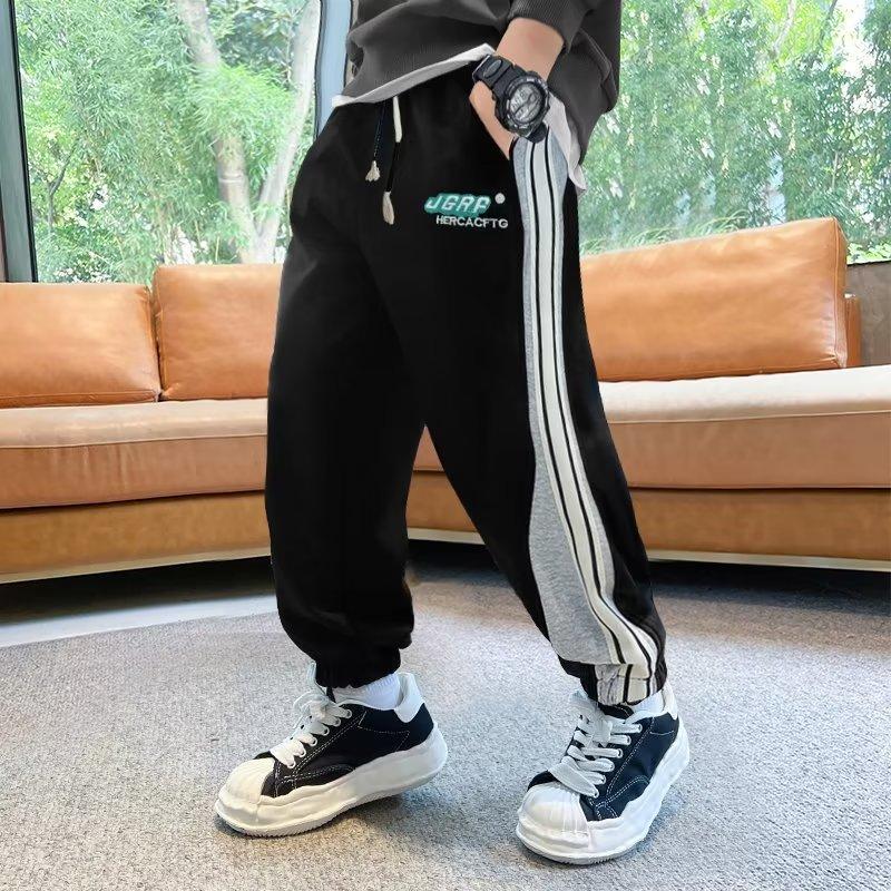 Spring Autumn Boys'  Trousers Mid To Large Children's Sports Pants Kids Clothing for Boys