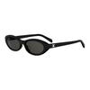 Elegant Design Oval Sunglasses Women Sunglasses Glossy-Black CL40353U-01A