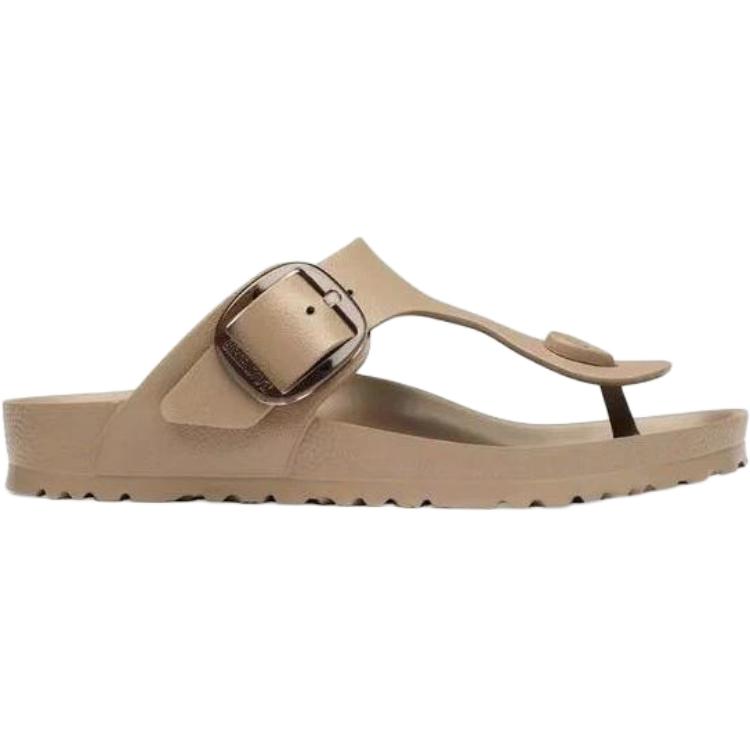 Birkenstock Fashion Versatile Flip Flops Unisex Footwear Gray Brown 1033167