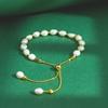 Elegant Irregular Baroque Freshwater Pearl Bracelet - Adjustable Beaded Jewelry