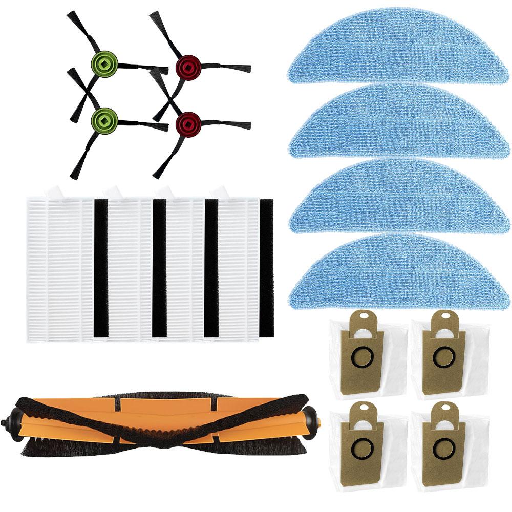 For Xiaomi Lydsto R3 Main Roller Brush Side Brush HEPA Filter Dust Bug Mop Clothes Spare Parts Replacement Accessories