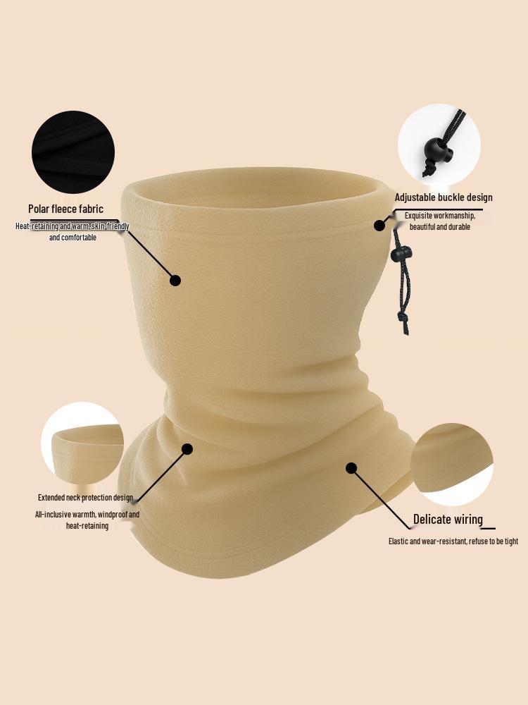 Adjustable Multifunctional Neck Warmer: Windproof Skiing & Cycling Gaiter for Autumn & Winter