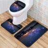 Star Bathroom Floor Mat Toilet Three-Piece Set