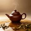 Chaozhou Da Hong Pao Zini Purple Clay Teapot - Small Horizontal Kung Fu Brewing Set