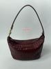 Handmade Women's Soft Leather Woven Shoulder Bag