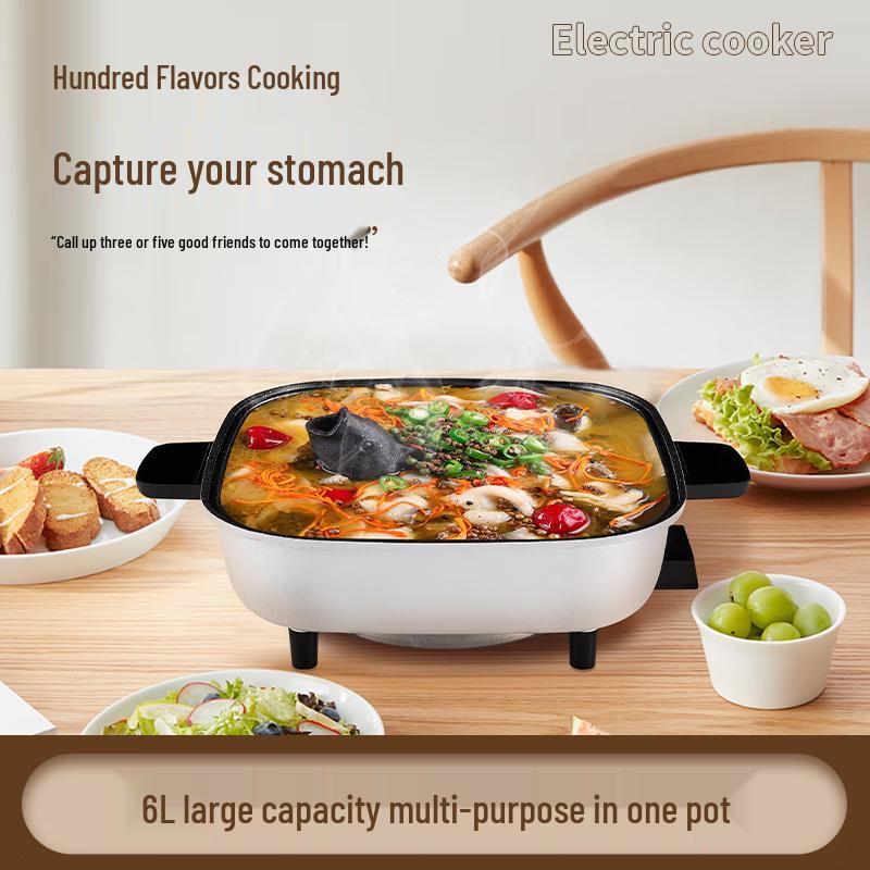MELNG 6L Multi-function Electric Hot Pot 6L