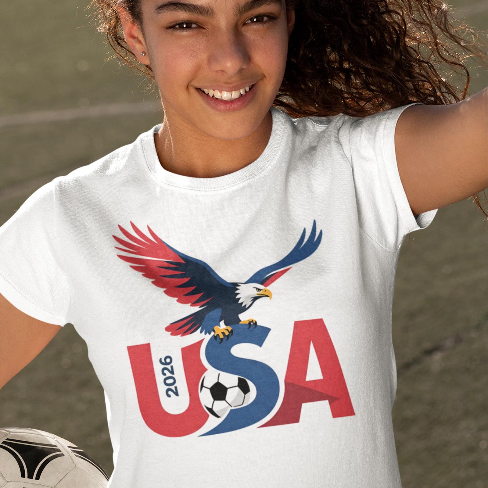 2026 World Cup USA Soccer Fan T-shirt L