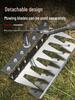 Manganese Steel Five-Tooth Weeding & Planting Rake - Multifunctional Soil Loosening Tool