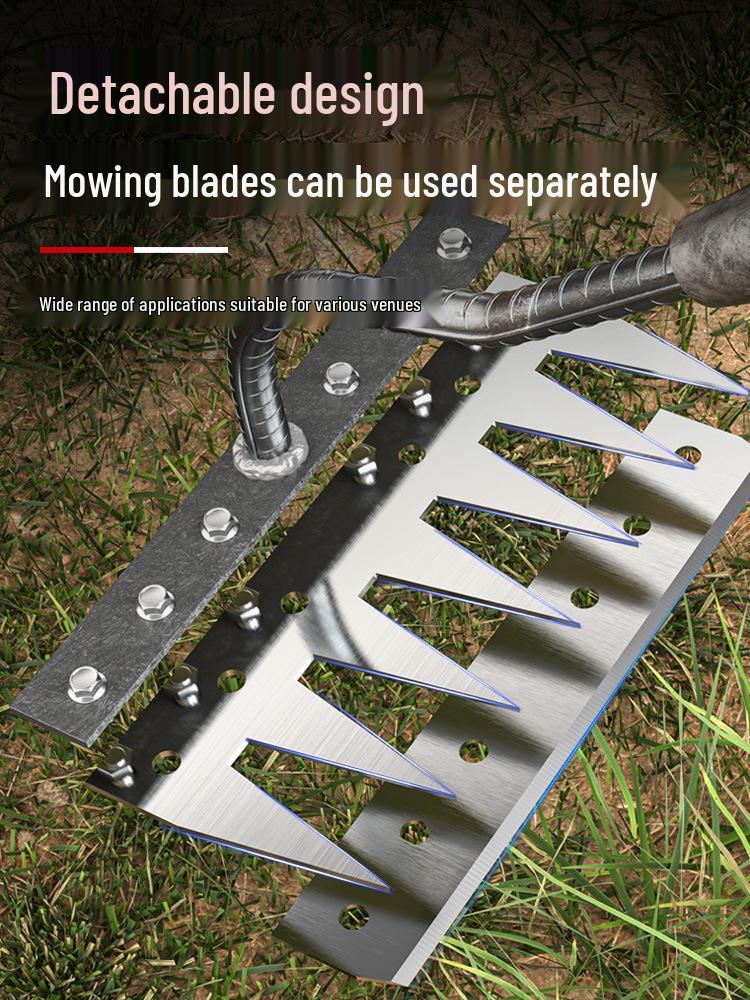 Manganese Steel Five-Tooth Weeding & Planting Rake - Multifunctional Soil Loosening Tool