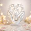 Home Decoration Swan Ornaments 3D Printed Swan Statue Ideal Gift Hollow Heart Models  Bedroom