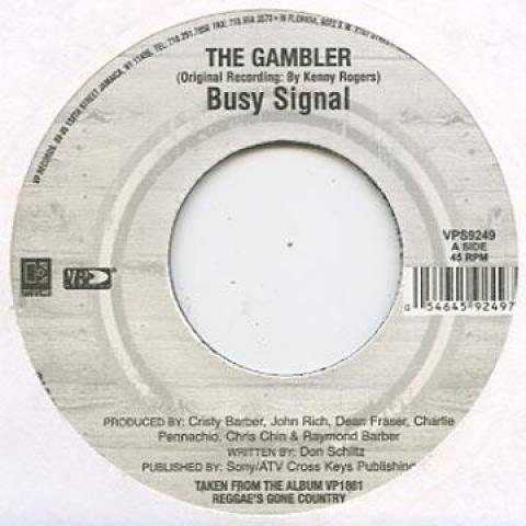 

7inch Record BUSY SIGNAL - Gambler VPS9249 VP 2011 US Reggae, Ska & Dub