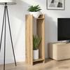 Plant Stand with Shelf 2 pcs Artisan Oak 30 x 30 x 100 cm