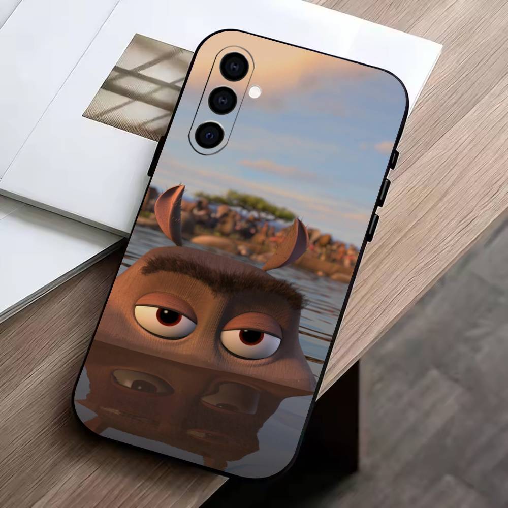 

The C-Croods Phone Case For Samsung Galaxy A73,A72,A71,A70,A53,A52,A51,Soft Silicone Black Cover Samsung a73 5g