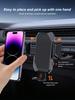Car CD Slot Phone Holder, Auto Locking 360° Rotation, No Drilling Non-Slip Design, Fits 4.0–6.7 Inch Phones