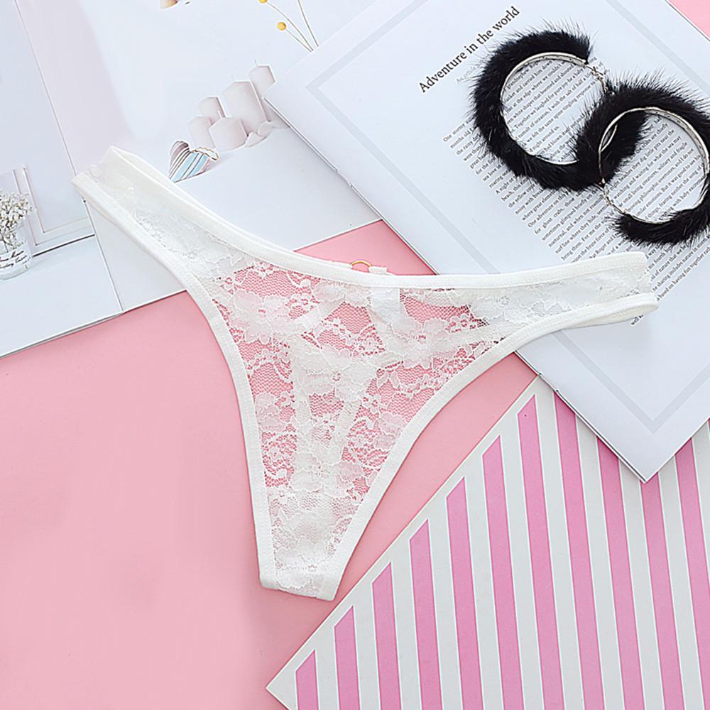 Women's Lace Lingerie Knickers G-string Thongs Panties Underwear Briefs