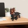 3D Printed Dinosaur Statue Vibrant Color Realistic Looking Widely Used Dinosaur Mini Figurine Photography Prop