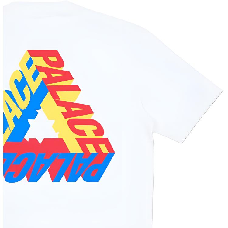 Palace P-3D T-Shirt Unisex Tops White P12TS030
