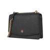 Tory Burch Minimalist Flap Closure Leather Shoulder Crossbody Bag Women Bags Black 63982-001