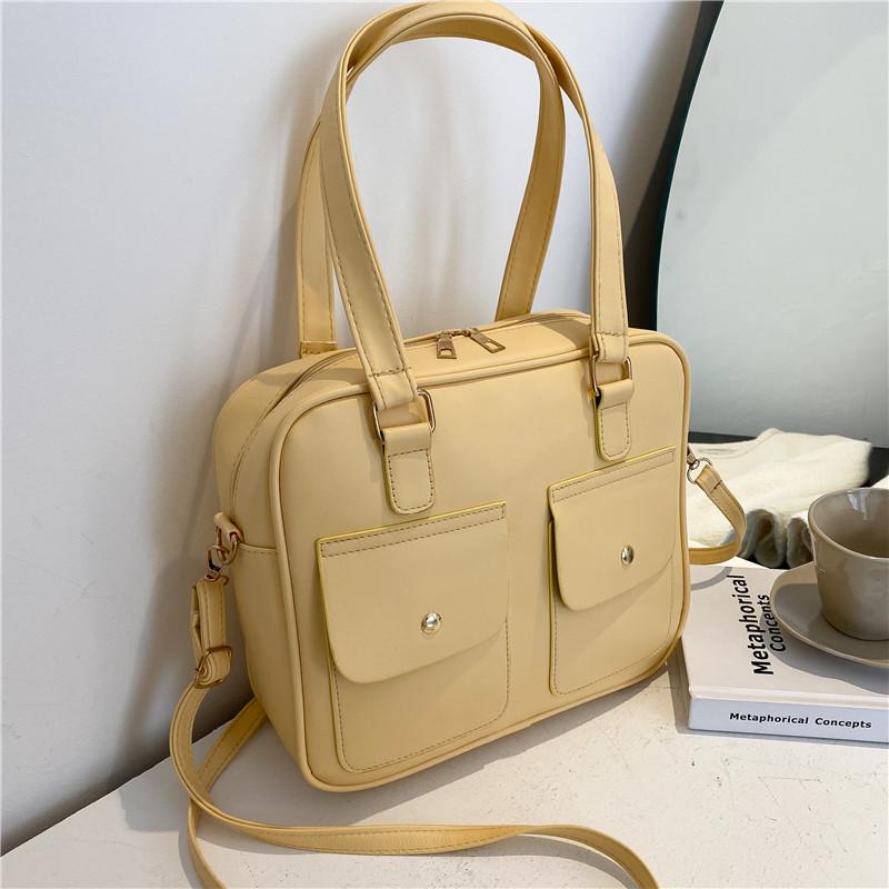 

Повседневные простые женские сумки большой емкости с несколькими карманами на плечо, модные женские сумки для поездок на работу, фитнеса и путешествий