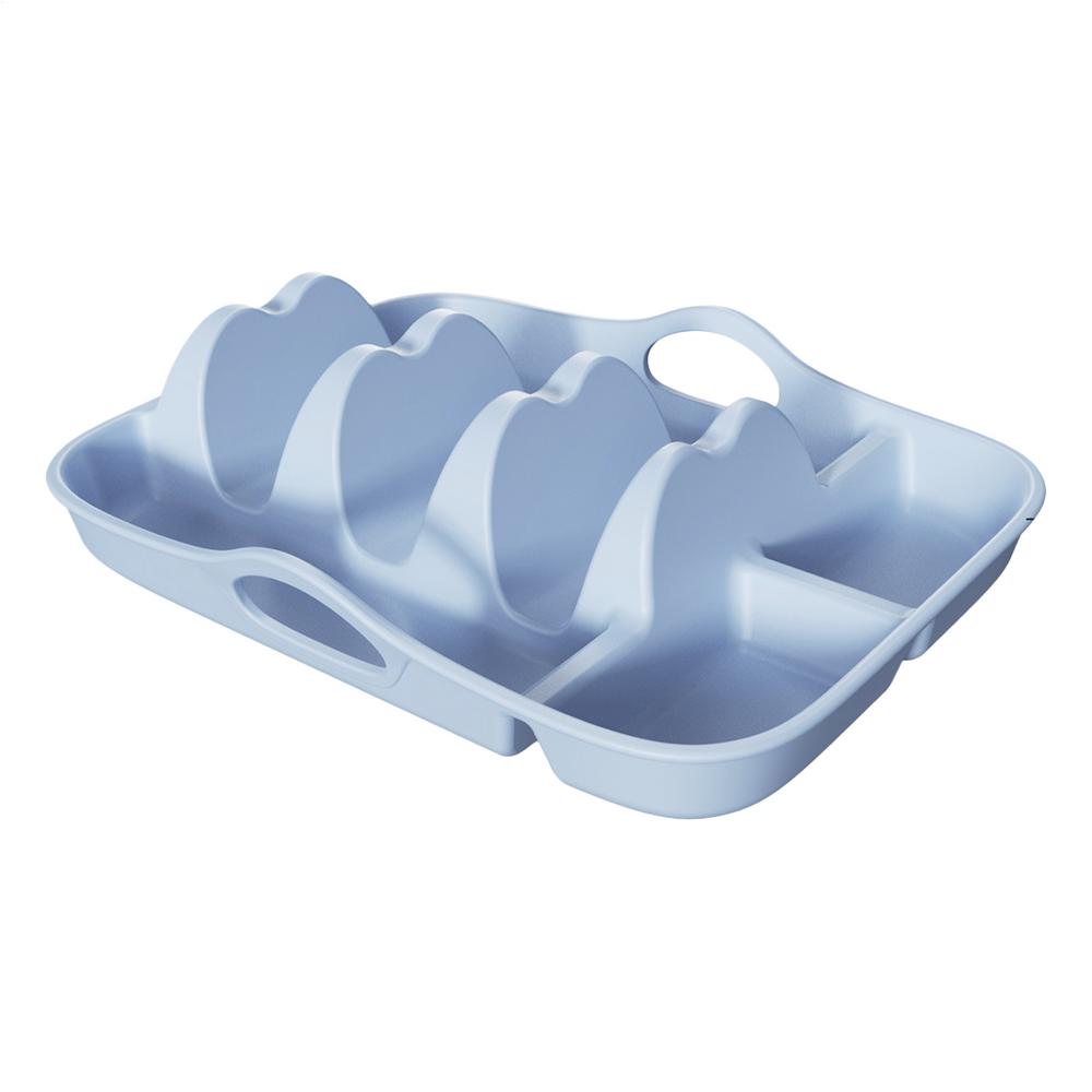 Taco Holder Silicone Taco Shells Holder Tray Reusable Bar Snacks Serving Plates For Home Kitchen Picnic Camping Barbecue Party