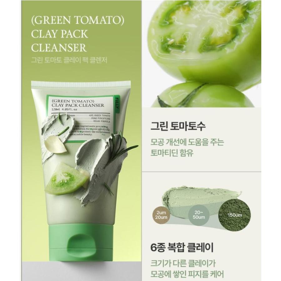 fully Pack Cleanser 120ml (3 Types) Green Tomato